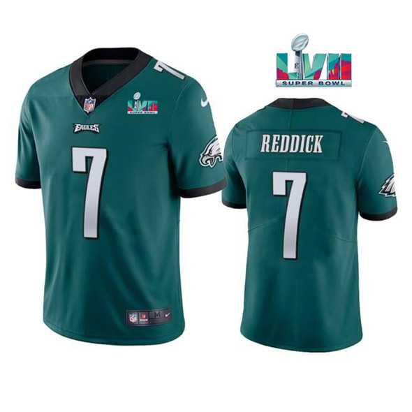 Men & Women & Youth Philadelphia Eagles #7 Haason Reddick Green Super Bowl LVII Patch Vapor Untouchable Limited Stitched Jersey->philadelphia eagles->NFL Jersey